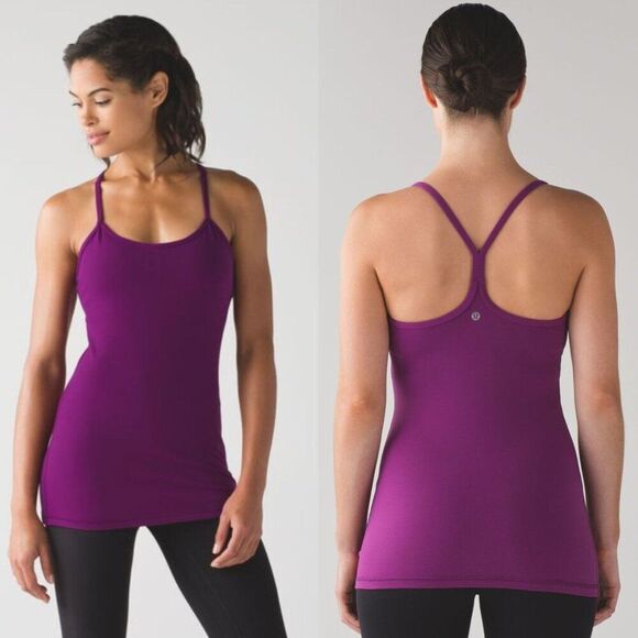 Lululemon Power Y Tank (Luon)Aurora 4 - Picture 1 of 8